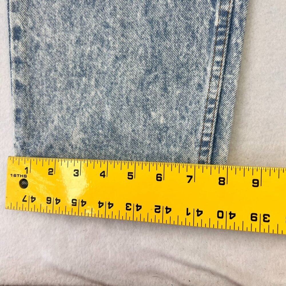 Levi’s Jean Unisex 506 36WxL30 Acid Wash Blue Denim Made USA 90s 80s VTG - Picture 8 of 14